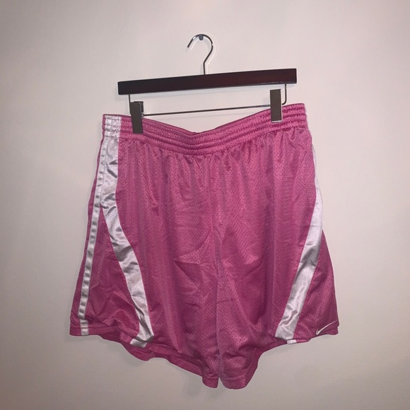 Nike Other - NWOT Nike Pink & White athletic shorts